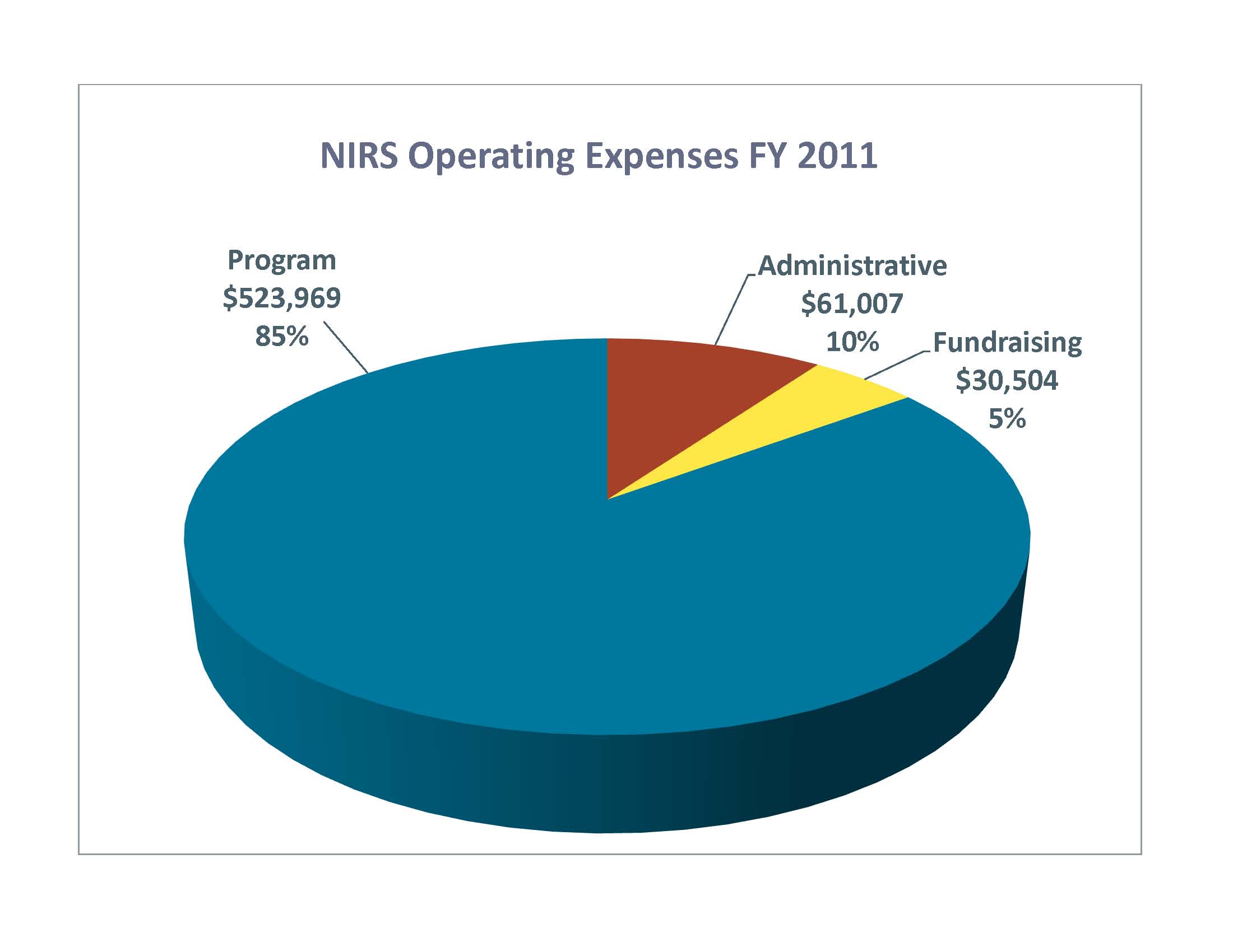 expenses chart 2009