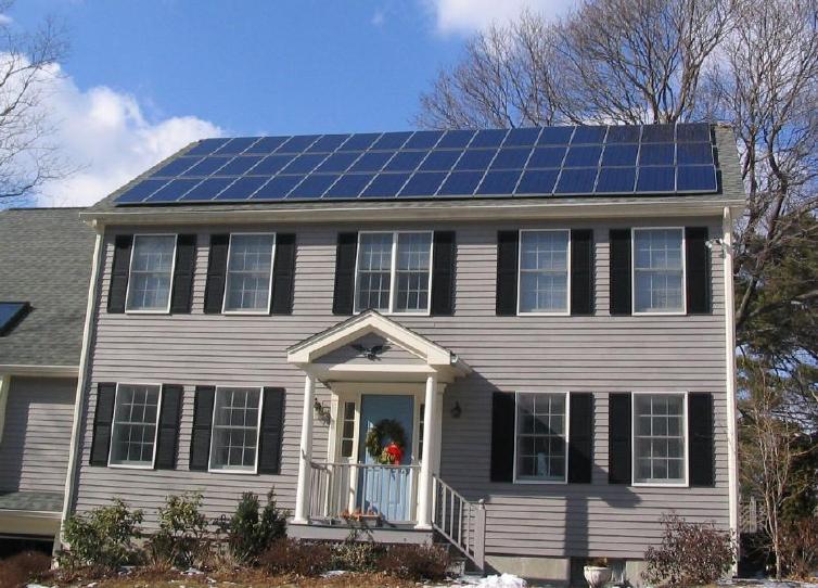 The Koch Brothers and nuclear industry's worst nightmare: a solar-powered house in Massachusetts.