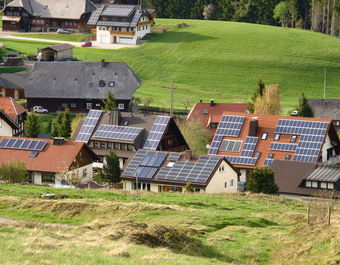 A solar-powered farming village in Germany.