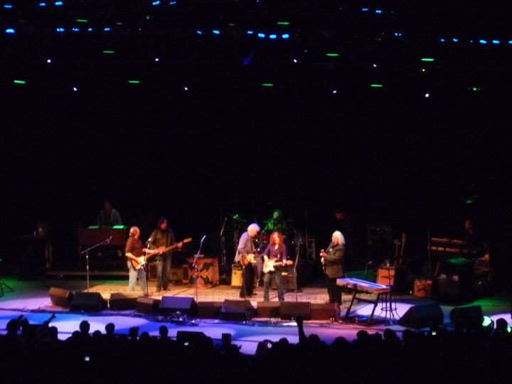 Bonnie Raitt and Crosby, Stills and Nash at the MUSE concert August 2011. Photo by Michael Mariotte.