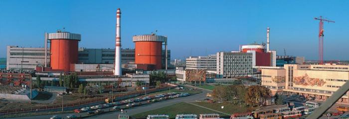 The sprawling South Ukraine nuclear complex.
