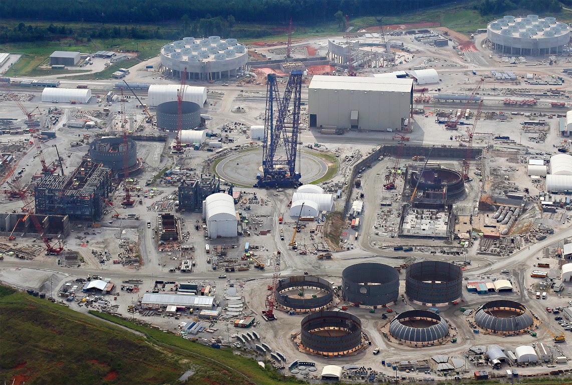 The Summer reactors construction site July 30 2015. As Alice Cooper once sang, "we still got a long way to go...." - (c) 2015 - SCHighFlyer@gmail.com