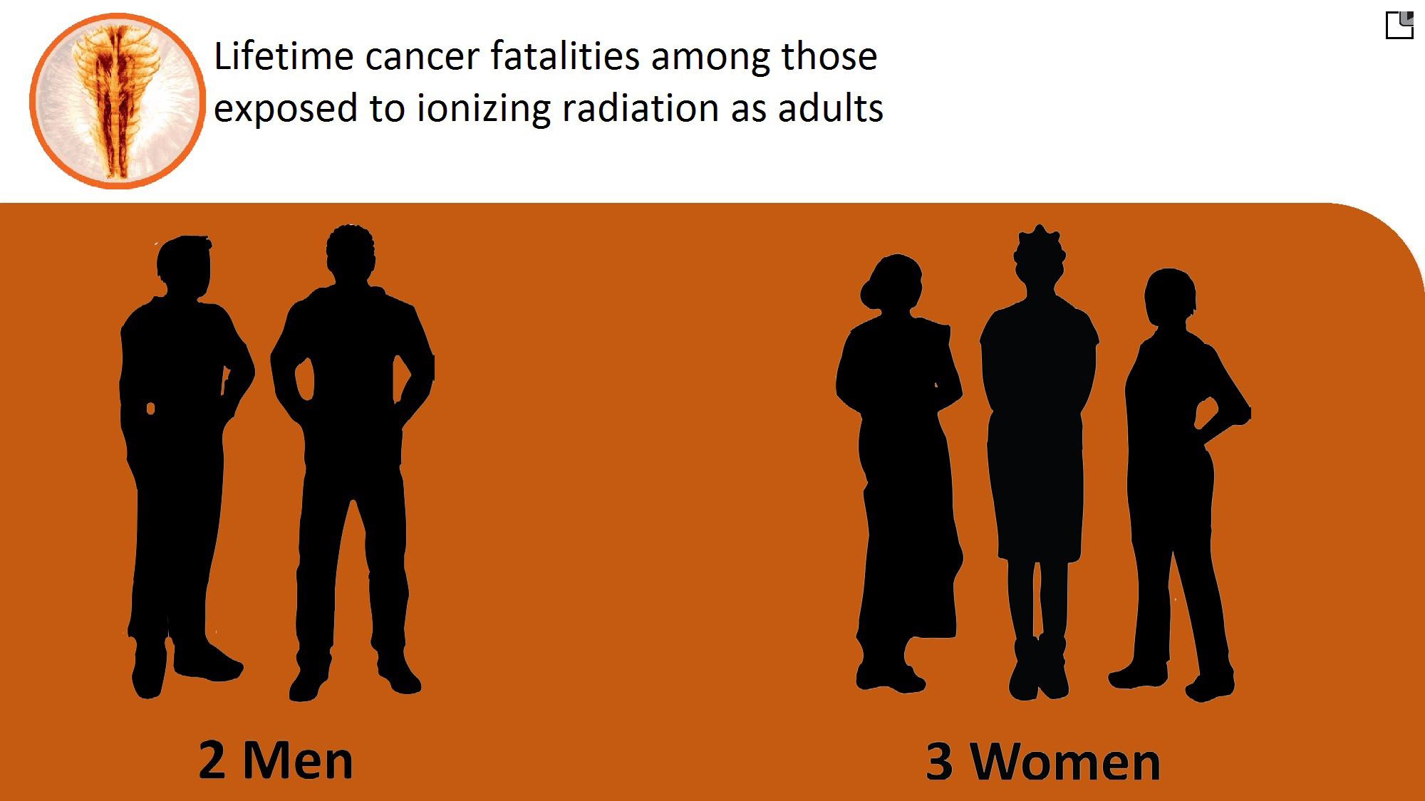 A nuclear accident involving a fully-loaded MOX core could double these numbers: 6 women for every 4 men.