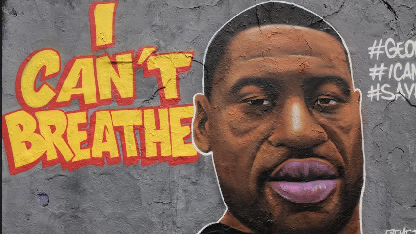 George Floyd mural