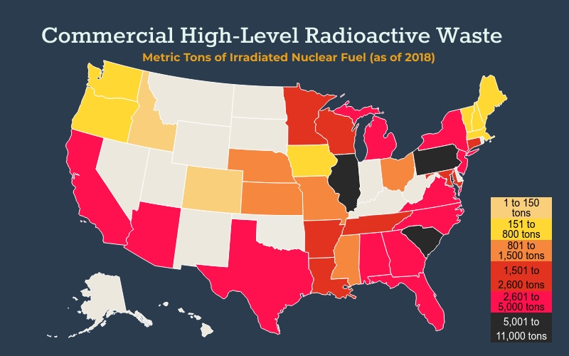 Irradiated fuel map